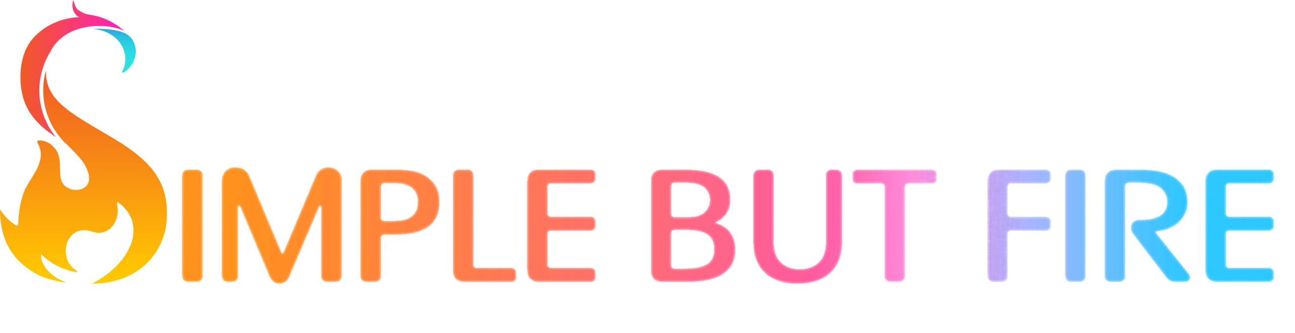 Logo del webtoon studio Simple but Fire