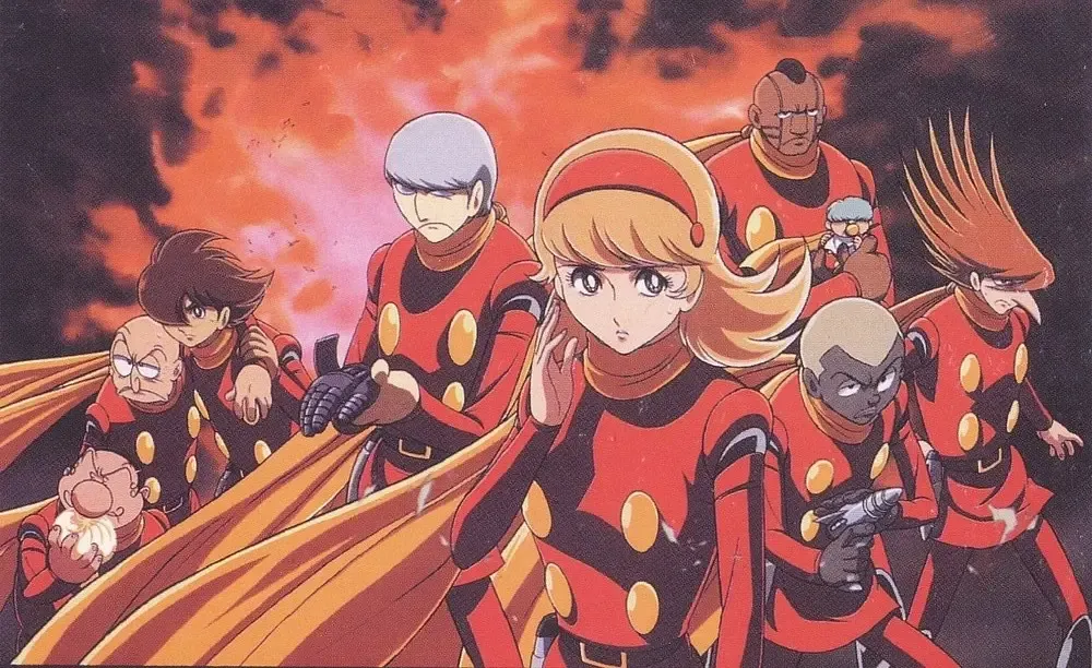 Illustrazione dei personaggi di Cyborg 009 realizzata da Shōtarō Ishinomori Illustrazione dei personaggi di Cyborg 009 realizzata da Shōtarō Ishinomori